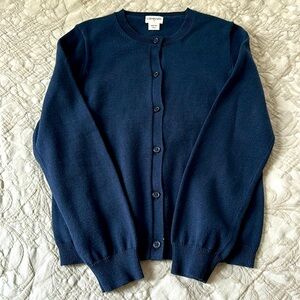 Crewcuts Girls Navy Blue Cardigan Like New